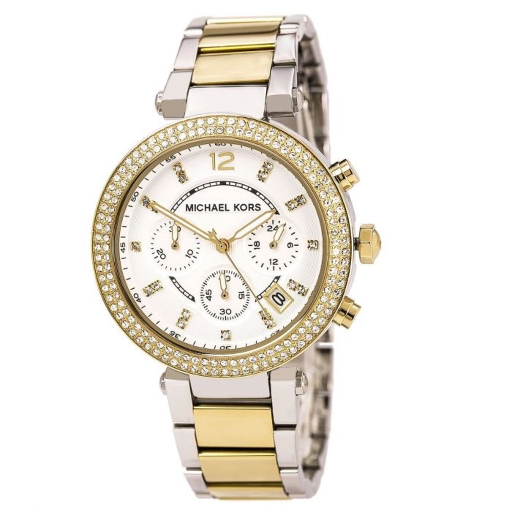 Michael Kors ‘Parker' Two-Tone Chronograph Watch